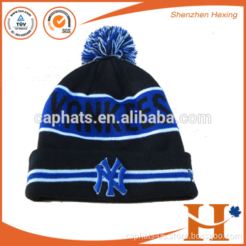 promotional winter pom pom free knitting pattern hat beanie